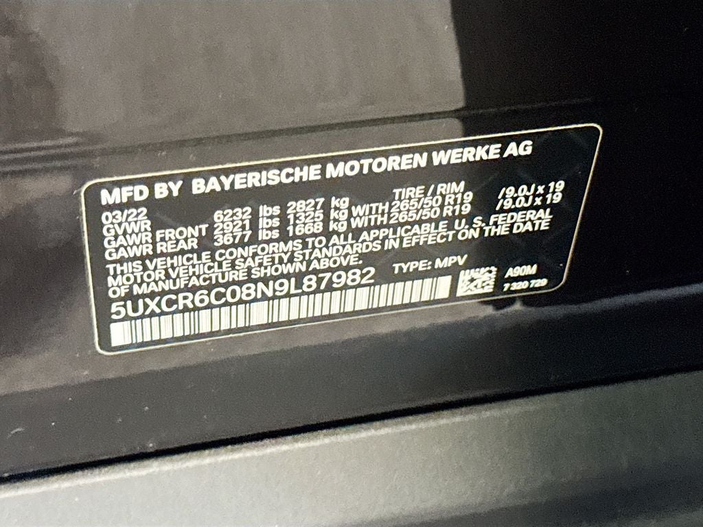 2022 BMW X5 xDrive40i