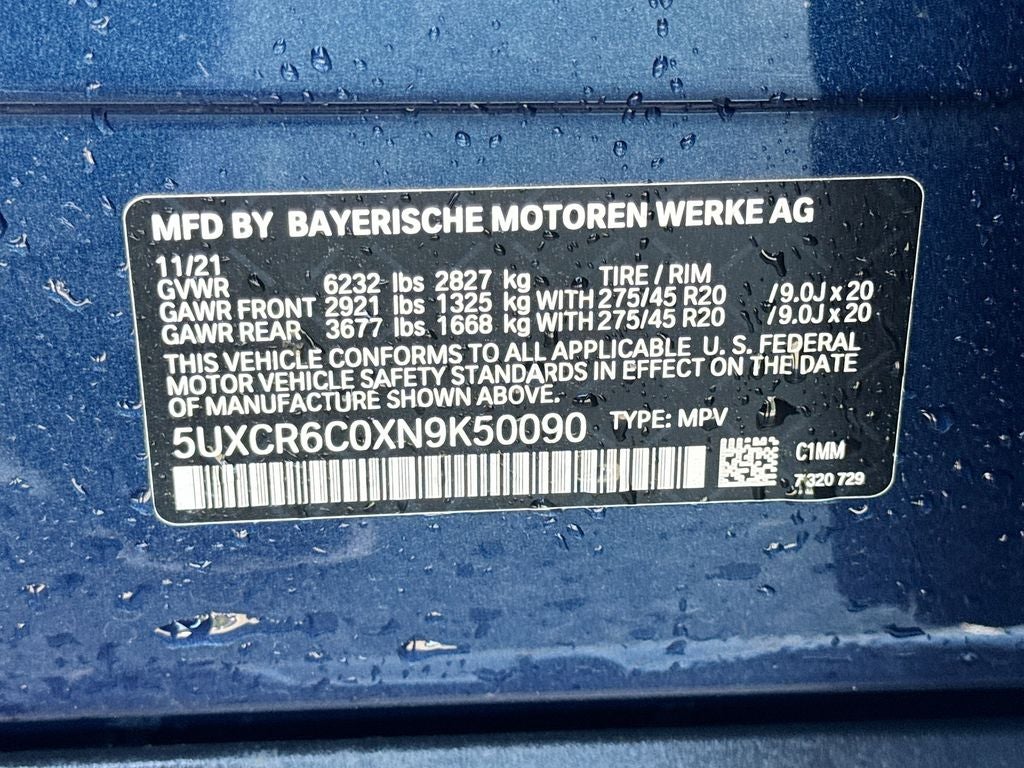 2022 BMW X5 xDrive40i