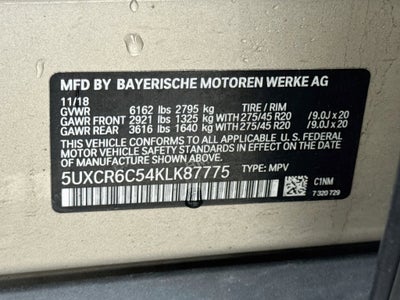 2019 BMW X5 xDrive40i