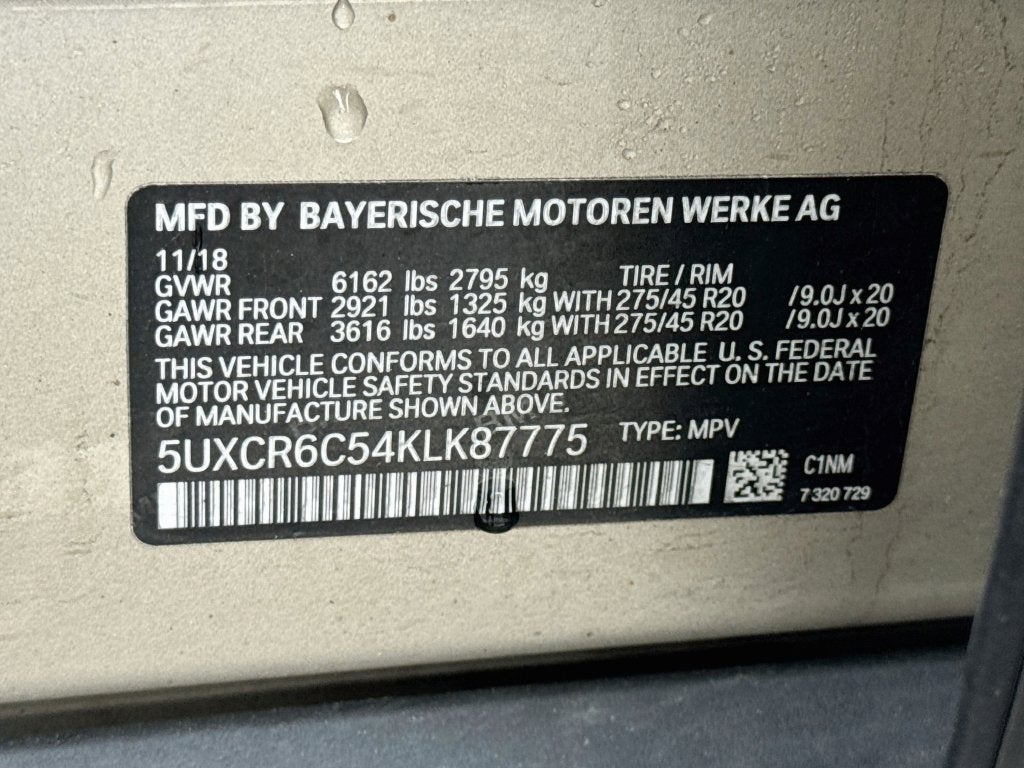 2019 BMW X5 xDrive40i