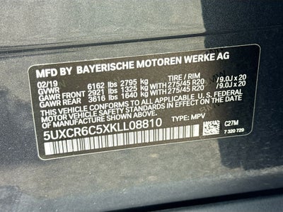 2019 BMW X5 xDrive40i