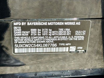 2019 BMW X7 xDrive40i