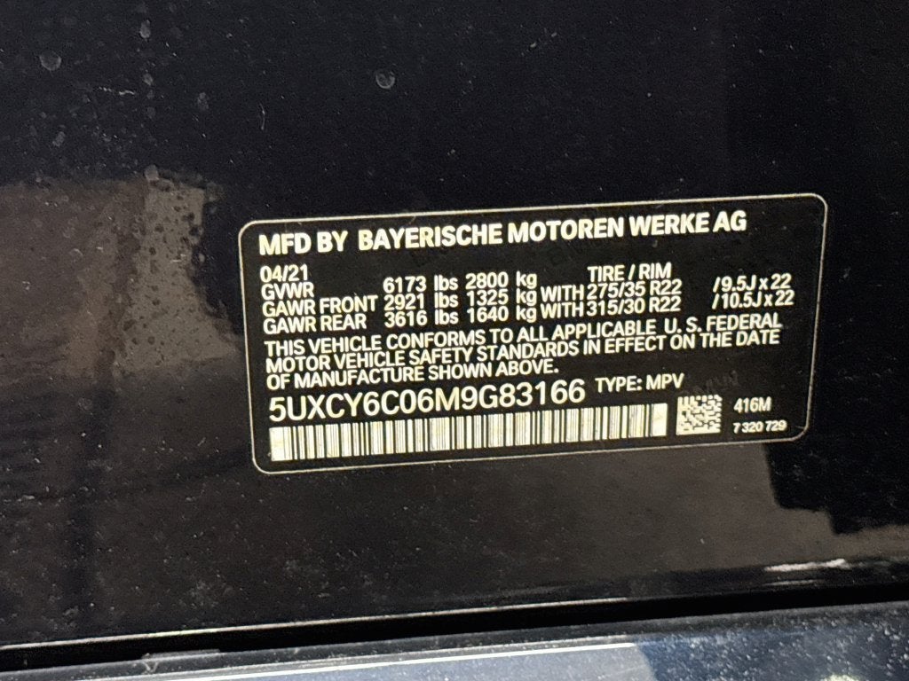 2021 BMW X6 xDrive40i