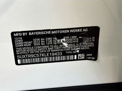 2019 BMW X3 xDrive30i