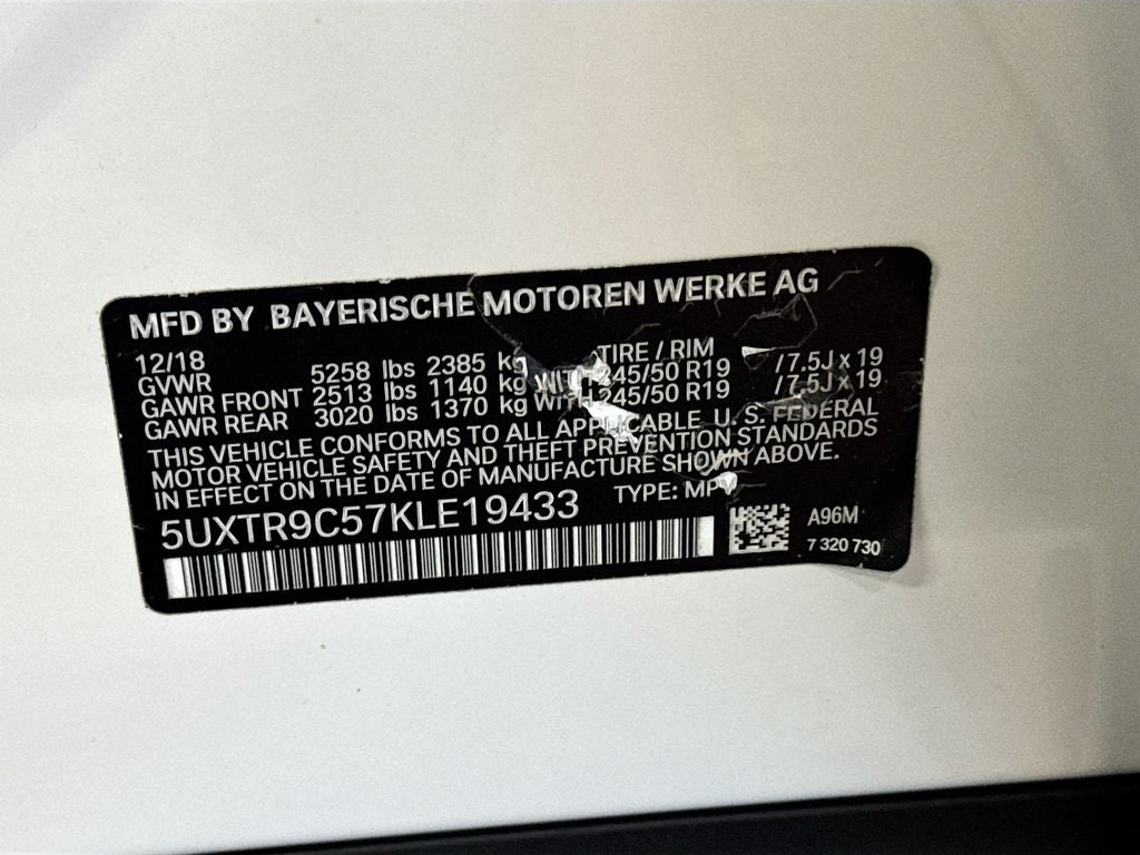 2019 BMW X3 xDrive30i