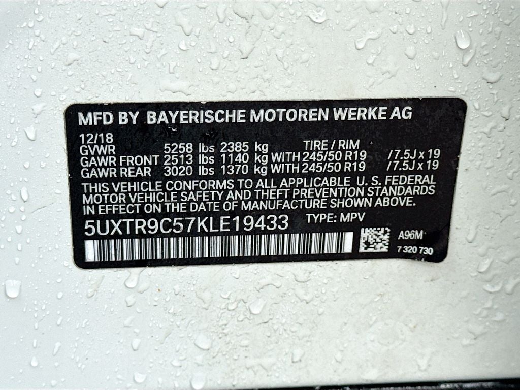 2019 BMW X3 xDrive30i