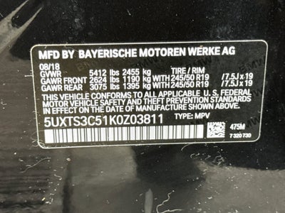 2019 BMW X3 M40i