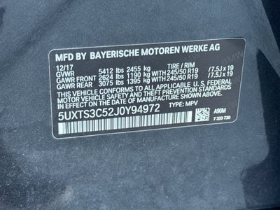 2018 BMW X3 M40i