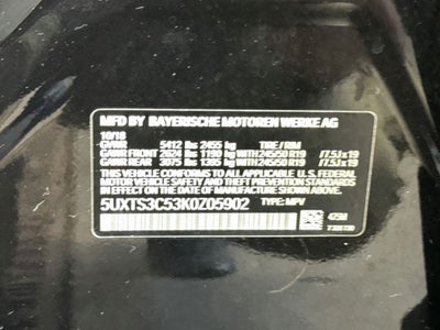 2019 BMW X3 M40i
