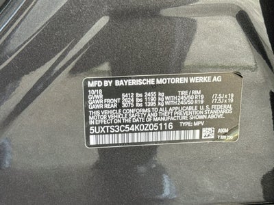 2019 BMW X3 M40i