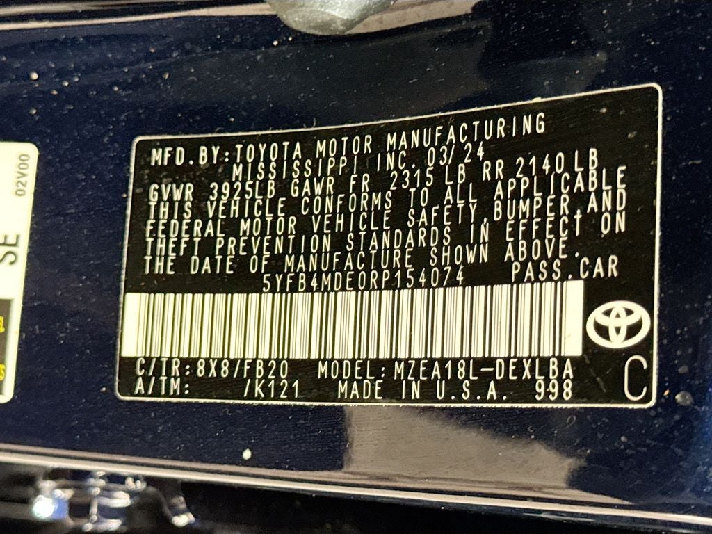 2024 Toyota Corolla LE