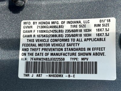 2018 Honda CR-V EX-L