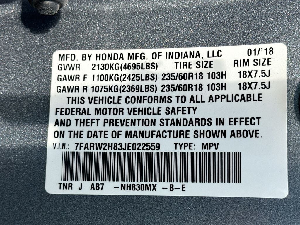 2018 Honda CR-V EX-L
