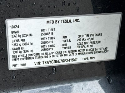 2025 Tesla Model Y Long Range