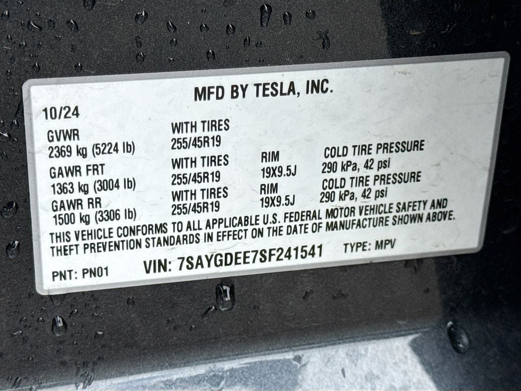 2025 Tesla Model Y Long Range