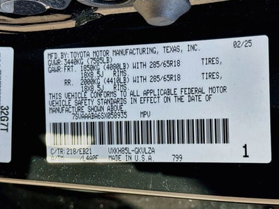 2025 Toyota Sequoia TRD Pro