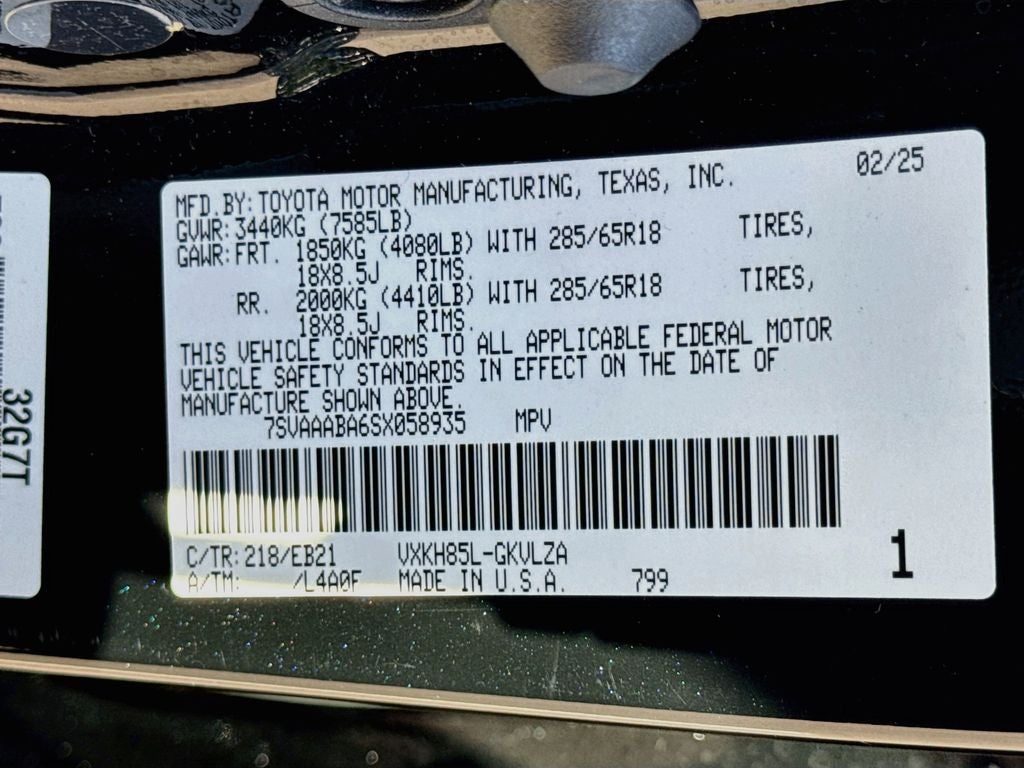 2025 Toyota Sequoia TRD Pro