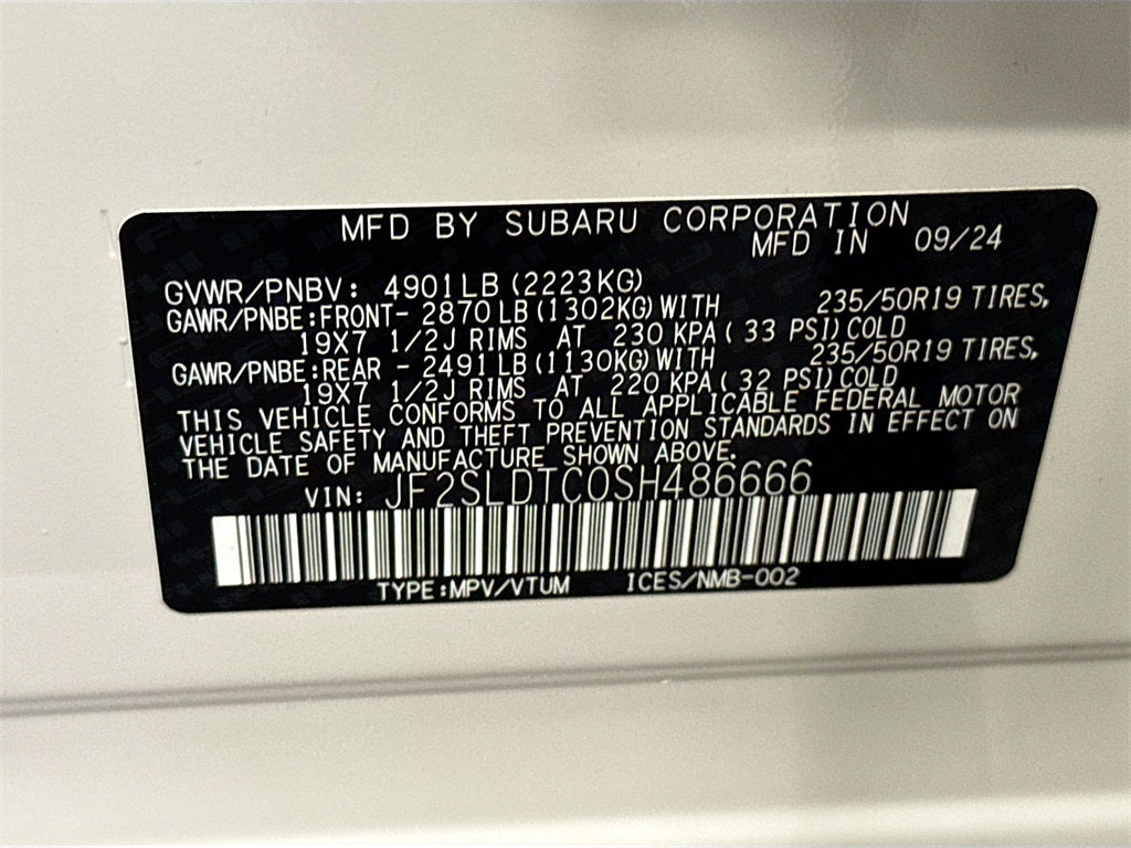 2025 Subaru Forester Touring