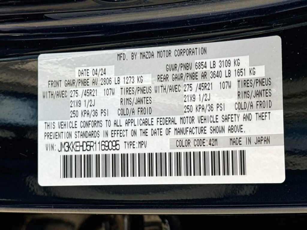 2024 Mazda Mazda CX-90 3.3 Turbo Premium Plus