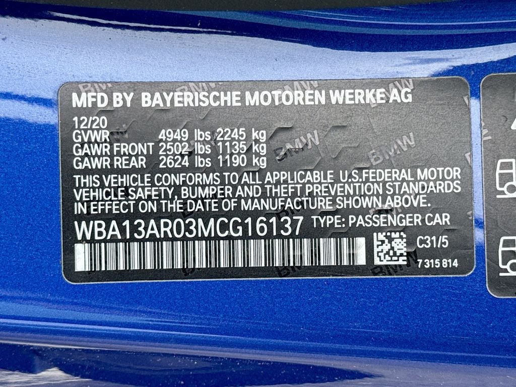 2021 BMW 4 Series M440i xDrive