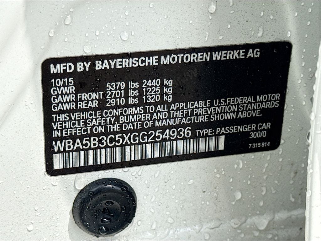 2016 BMW 5 Series 535i xDrive