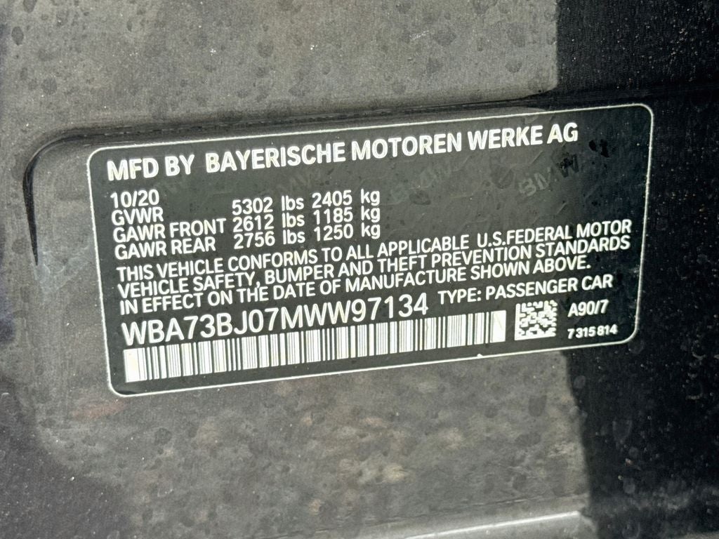 2021 BMW 5 Series 540i xDrive