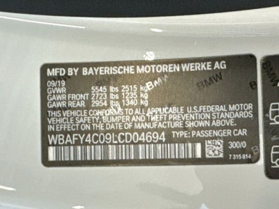 2020 BMW 850i M850i xDrive