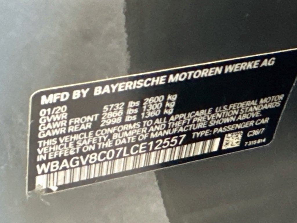 2020 BMW 850i M850i xDrive Gran Coupe