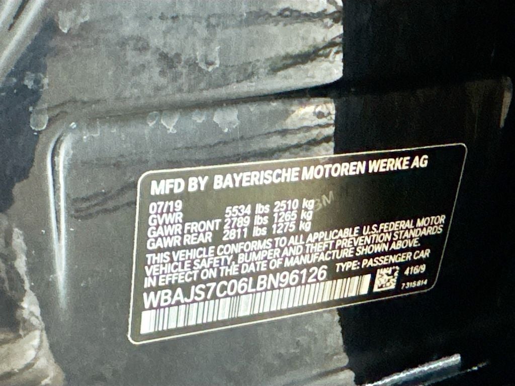 2020 BMW 5 Series M550i xDrive