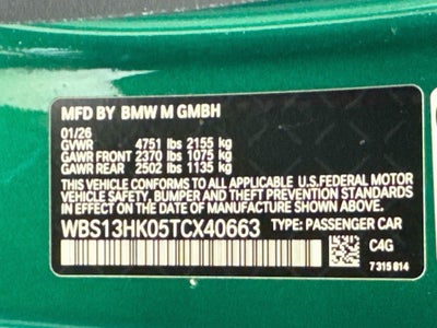 2026 BMW M4 Base