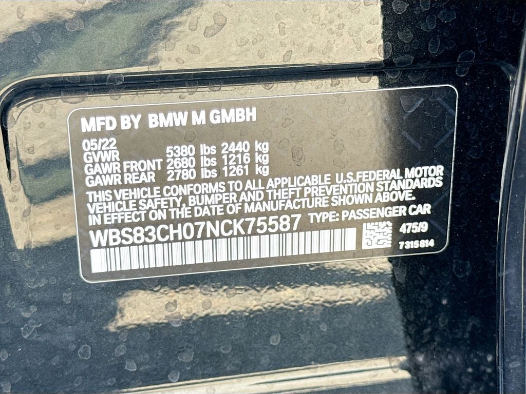2022 BMW M5 Base