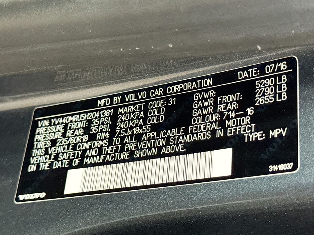 2017 Volvo XC60 T5 Inscription