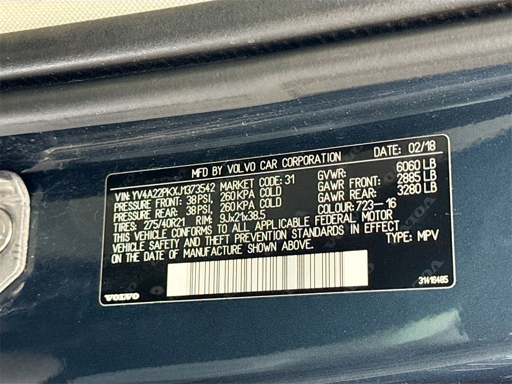 2018 Volvo XC90 T6 Momentum