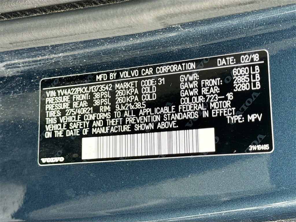 2018 Volvo XC90 T6 Momentum