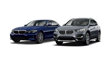 Navy blue and dark grey BMW image icons. | BMW of Peabody in Peabody MA
