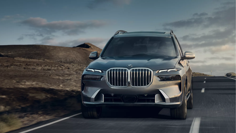 2027 BMW X7 three-row luxury SUV at BMW of Peabody near Greater Boston, MA